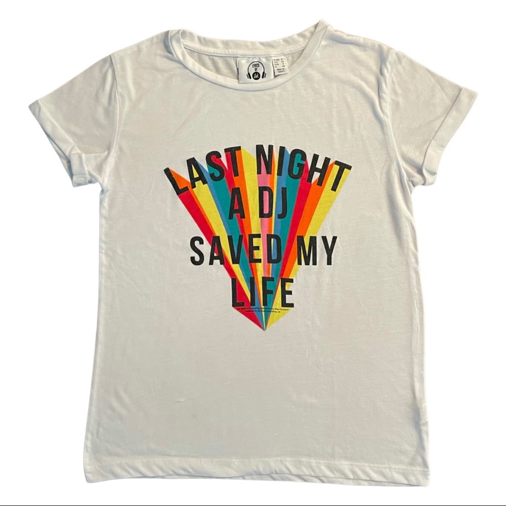 Last Night a DJ Saved My Life T-shirt from Sony